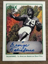 2011 Tri-Star Obak - GEORGE TALIAFERRO Auto #13/25 - 1st African-American Draft