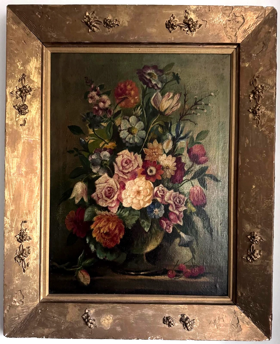 Oil Painting Floral Art Paintings for sale | eBay UK