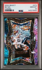 2024 Select Bo Nix Cosmic SSP Case Hit #472 Field Level Broncos PSA 10 POP 2