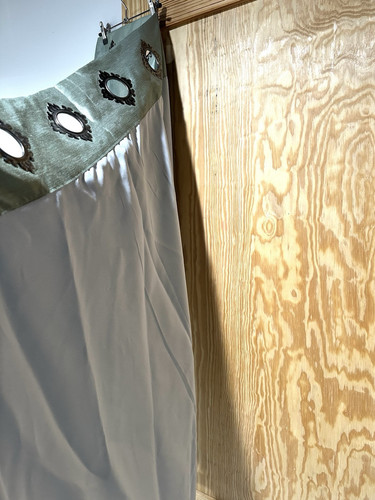 4 JCP Royal Velvet PLAZA Ösen Verdunkelung Panel Seegras 50" x 84" Vorhänge - Bild 11 von 17