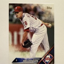 2016 Topps Update Series Jeremy Hellickson US185 Philadelphia Phillies NM/MT