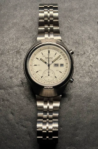 Seiko Chronograph Automatic Day Date - 6139-7100 - Helmet - 40mm - Vintage 1970s