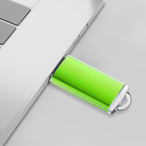10 x clé USB 2.0 verte clé USB support de stockage lecteur flash USB 64 Go - Photo 2/7