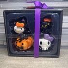 New Blue Sky Clayworks Halloween Hello Kitty Black Cats Salt & Pepper Shakers — photo 1