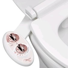LUXE Bidet Neo 120 Self Cleaning Nozzle - Fresh Water Non-Electric Rose Gold