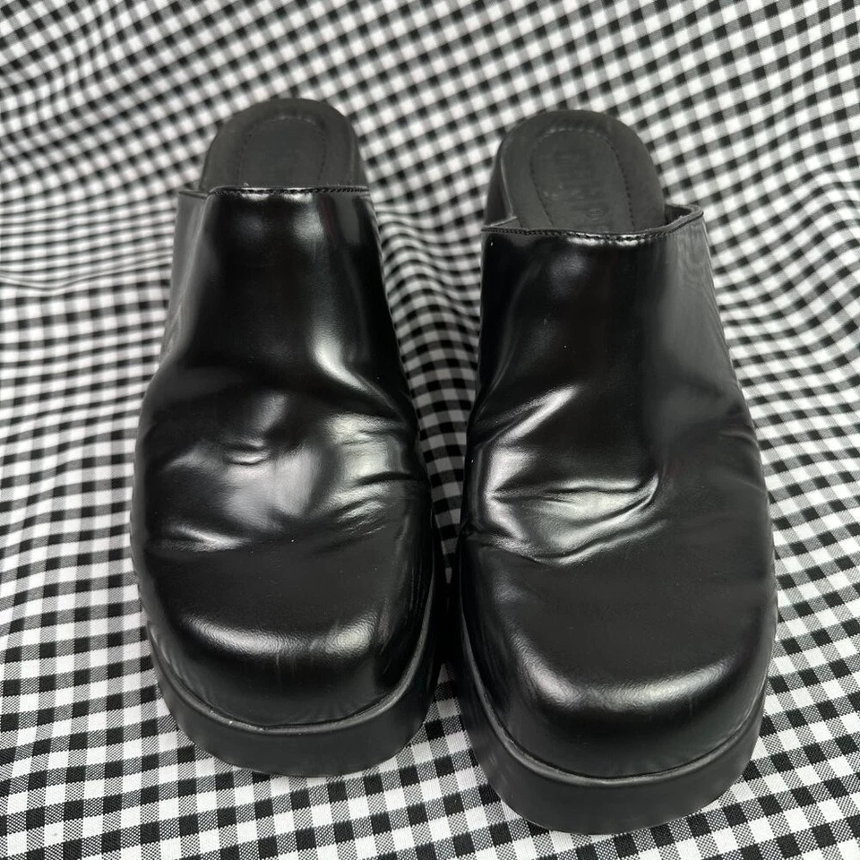 Zuecos gruesos CAMPER Kaah de cuero negro vanguardista talla EU 37 / para mujer 7 Foto 2 de 4