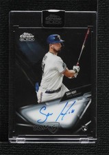 2021 Topps Chrome Black Chrome Black Auto Sam Huff #CBA-SH Auto 0f5t