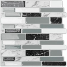 20-Sheet Peel and Stick Kitchen Backsplash Tiles, Self-Adhesive Wall Tiles