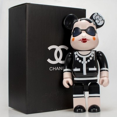 Bestselling Bearbrick400% Coco Chanel Doll 11inch Figure Bedroom Ornament