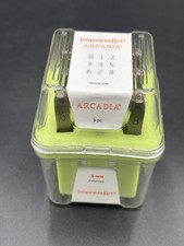 ImpressArt Arcadia Number Metal Stamp Set Punches DIY Jewelry Stamping 9 pc