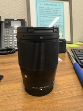 Sigma 16mm f/1.4 DC DN Contemporary Lens Fuji X Mount 55182355 EXC
