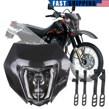 LED Headlight W/ Fairing Hi-Low For Suzuki DRZ400E DRZ400SM DRZ400S DR200S 650SE