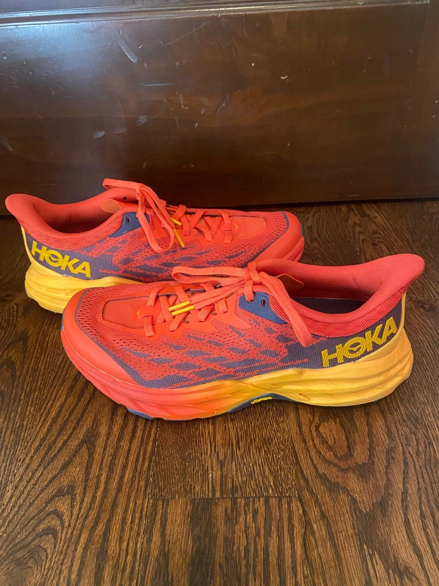 Hoka One One HOKA Speedgoat 5 2E Wide Fiesta Radiant Yellow  display picture 3