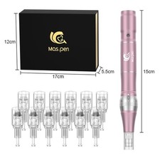 Wireless Electric Derma Pen Microneedle Beauty Tool With 30 Needle Cartridges UK
