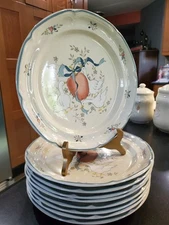 Vintage International China Company Marmalade 10.5" Dinner Plates #8868