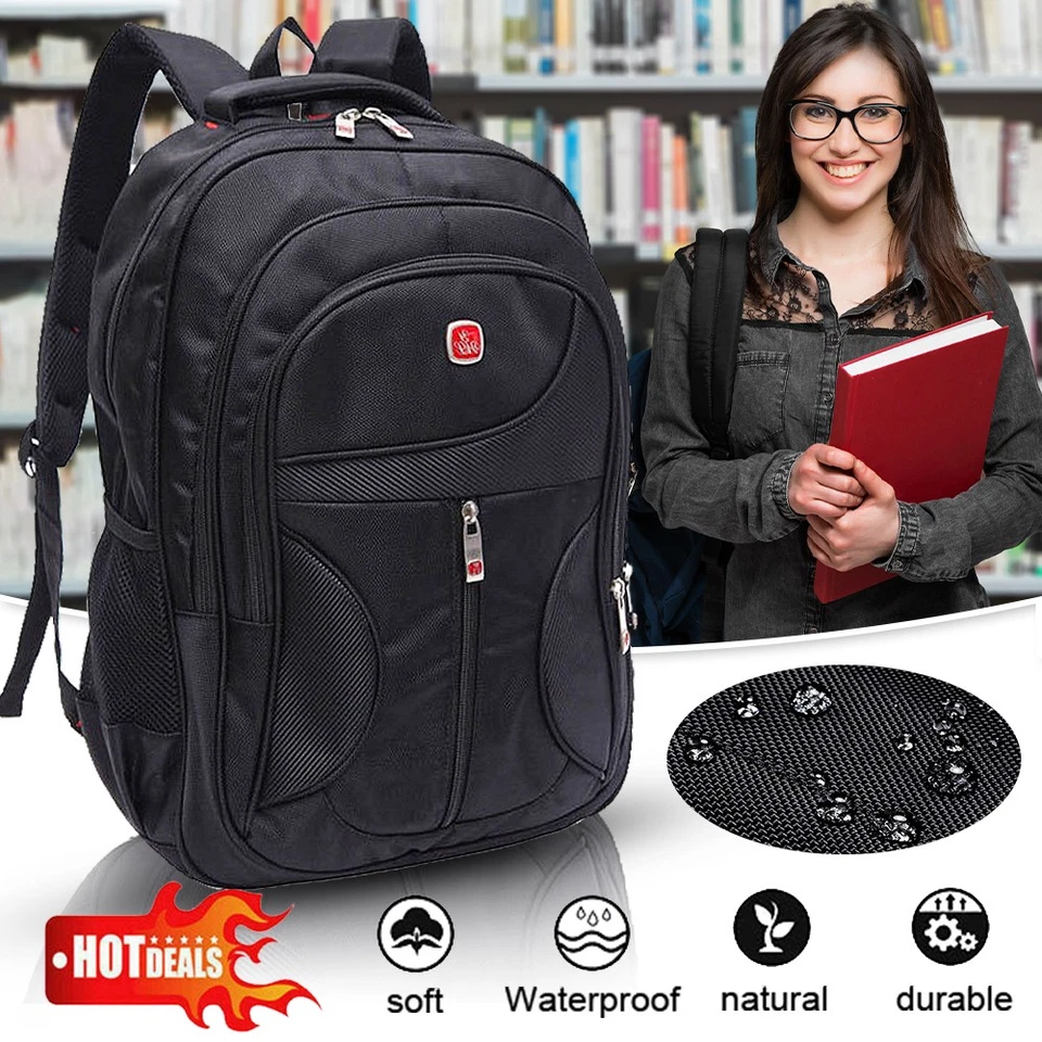 Rucksack Damen Herren Sport Schulrucksack Freizeit Reise Wandern Backpack Travel - Bild 4 von 4