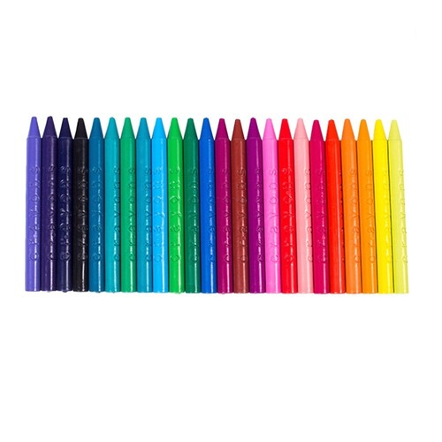 24 Color Crayons Child Toddler Colored Pencils Oil Painting Colors - Picture 4 of 11
