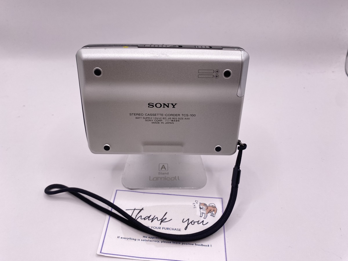 SONY TCS-100 WALKMAN stereo cassette recorder overhauled Fully
