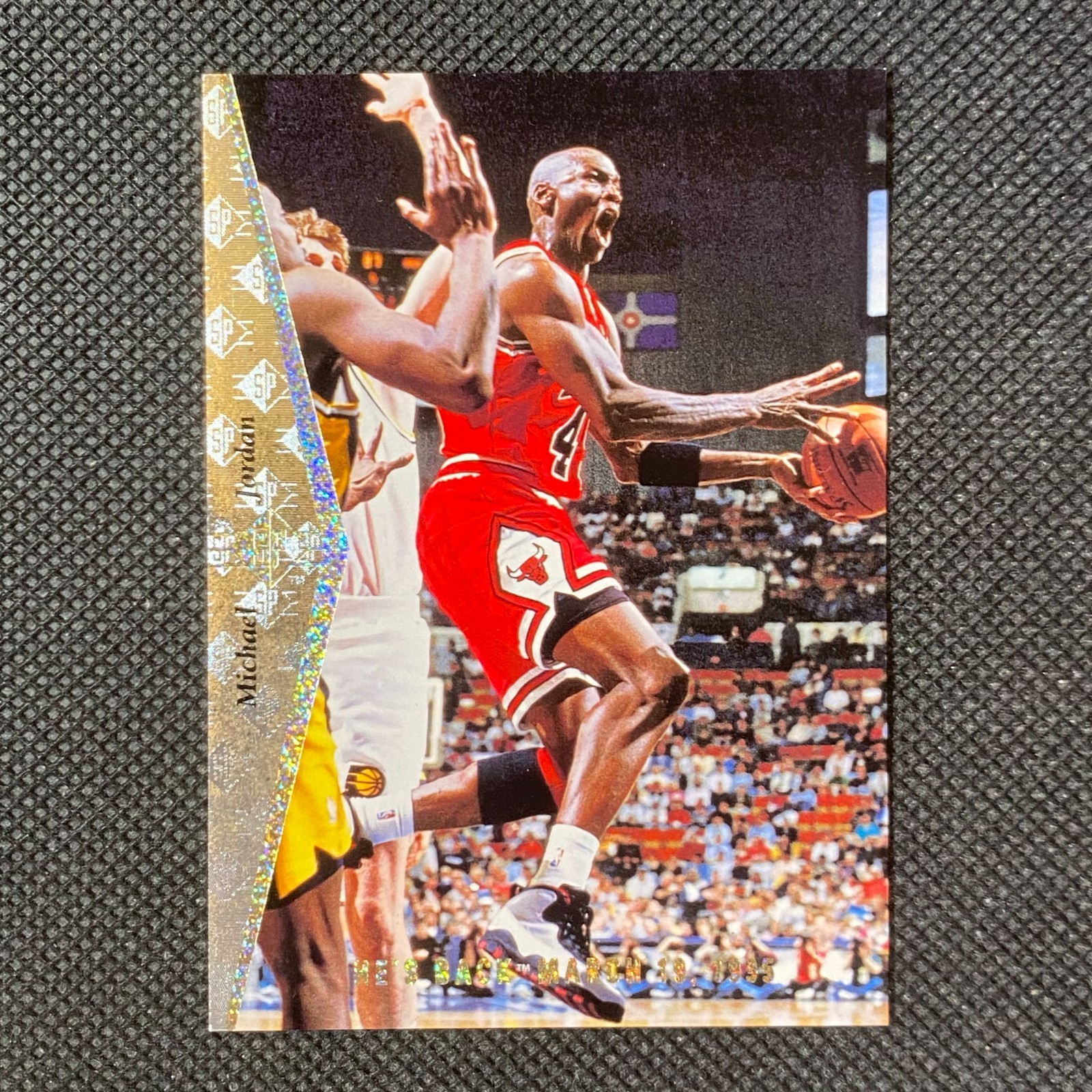 1994-95 Upper Deck SP - Michael Jordan He's Back Silver Foil SP #MJ1 Bulls