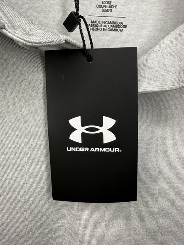 NWT Under Armour Men's XLT UA Trophy Polo Shirt Gray Loose Fit Golf Activewear - Picture 4 of 9