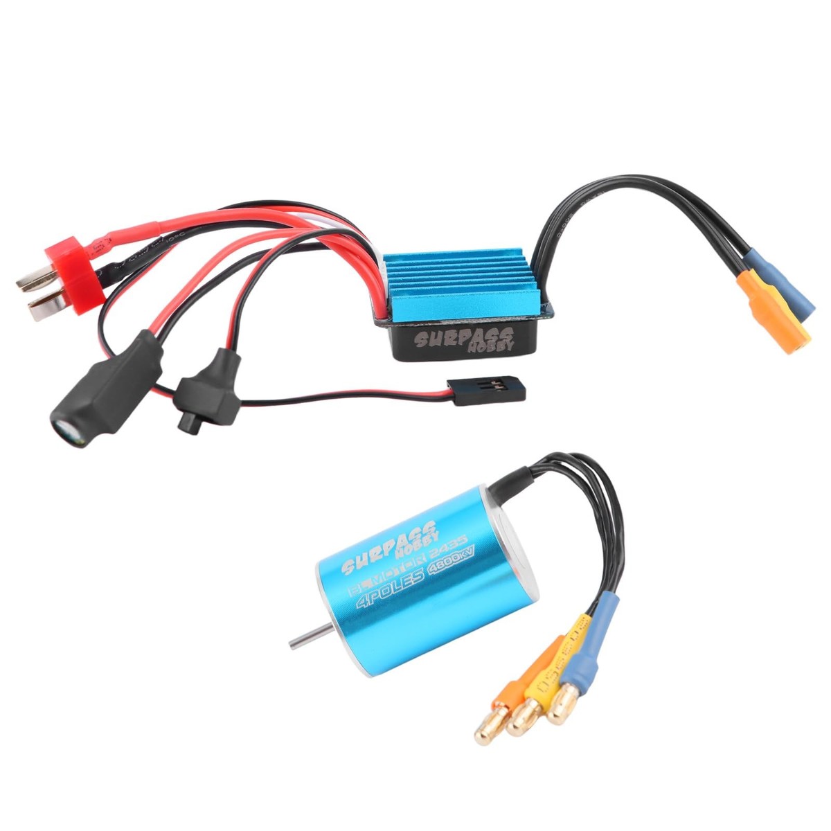 Surpass Hobby 2435 4800KV Brushless Motor 25A ESC Combo Upgrades