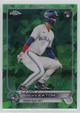 2022 Topps Chrome Update Sapphire Edition Green 10/75 Gosuke Katoh #US41 09yc