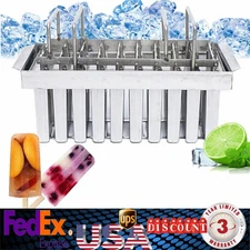 20 PCS Ice Cream Maker Fast Freezing  Mold Set Ice Pop Lolly Summer DIY