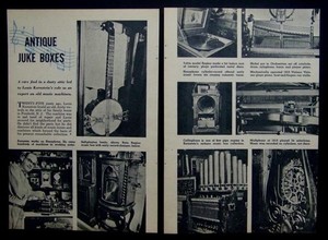 Antique Juke & Music Boxes Louis Kernstein collection 1956 Pictorial