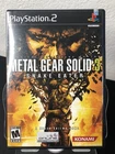 Metal Gear Solid 3 Snake Water Playstation 2 CiB 2004 Konami Stealth Action DVD