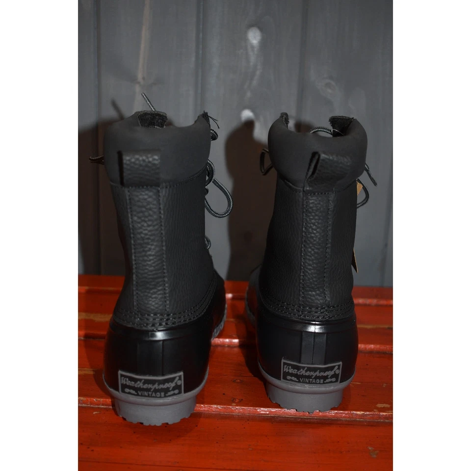 Всепогодный винтажный мужской размер 8 M черный Adam 2 утка ботинки новый - Изображение 4 из 4