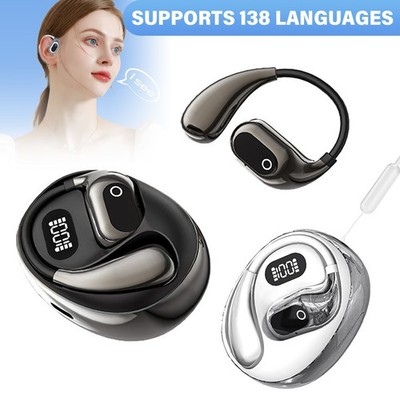 Translator Earbuds 138 Languages Real Time Translation Bluetooth Earphones New
