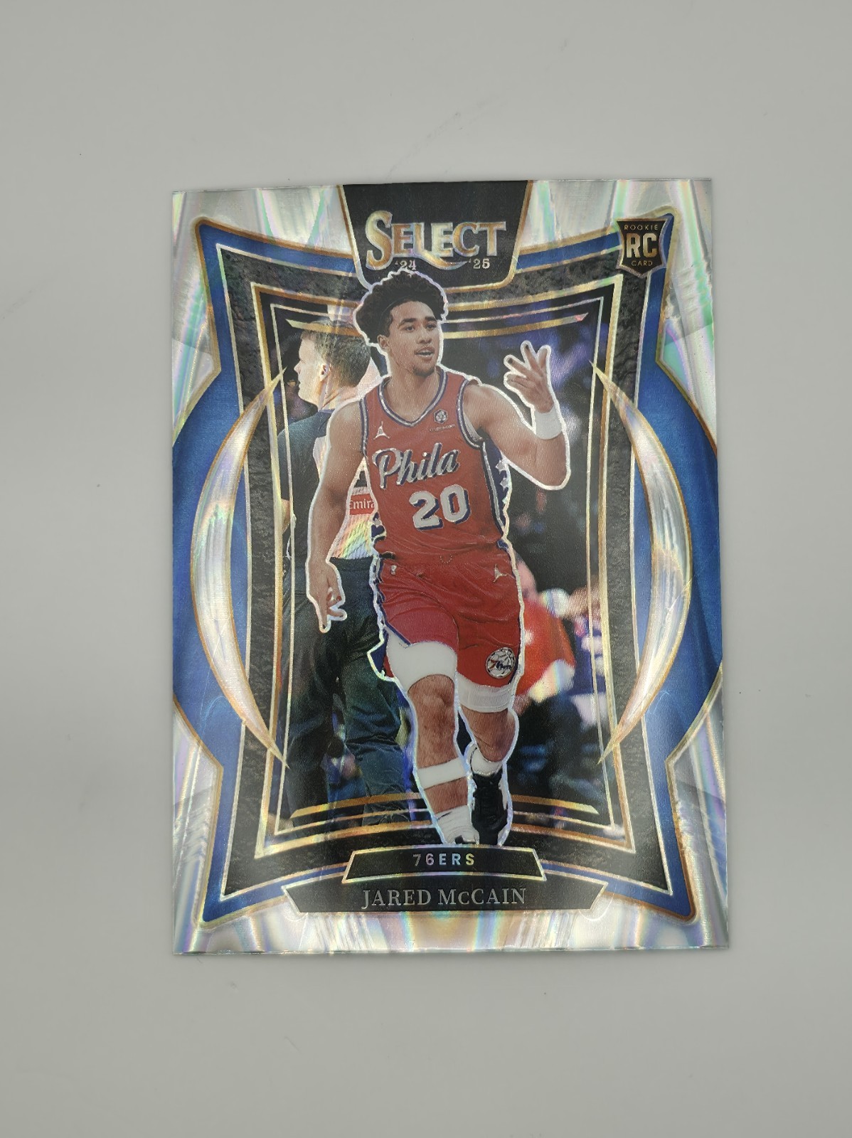 2024-25 Select Jared McCain Concourse RC Silver Scope Prizm Rookie #82 76ers