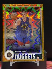 2023-24 Panini NBA Hoops #291 Nikola Jokic Orange Explosion /25, Denver Nuggets