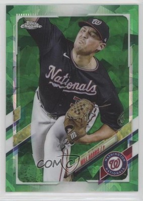 2021 Topps Chrome Update Sapphire Green 47/50 Will Harris #US138 po7