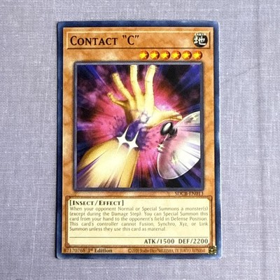 Yu-Gi-Oh! - Contact C - SDCB-EN013 - Common - 1st Edition