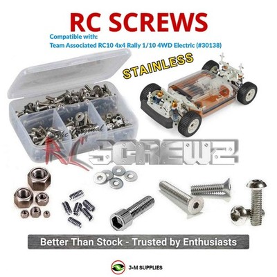 RCScrewZ Stainless Screw Kit asc167 for Associated RC10 Rally 1/10 (30138) | KIT