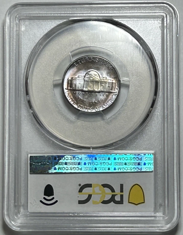 1952-S Toned Jefferson Nickel PCGS MS66+ Excellent Eye Appeal! Huge Jump In MS67 - Image 3 of 4