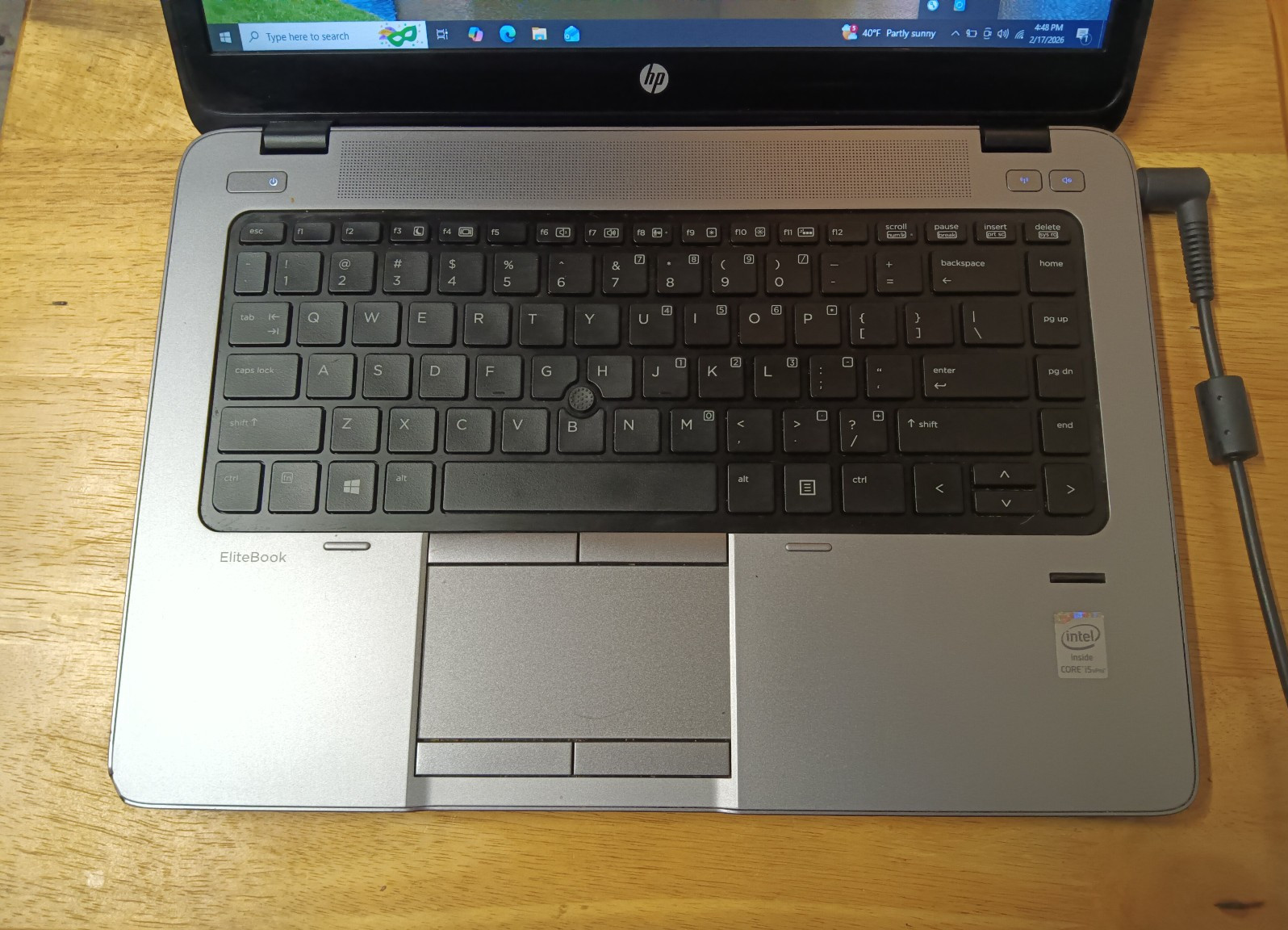 HP EliteBook 840 G2, 14-Inch Laptop, with Intel Core i5 6th Gen., 500 GB HDD (Hard Disk Drive), Windows 10 Home