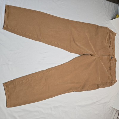 Maurices Denim Jeans Womens  24w Long Brown Burgundy Stretch Skinny See Pics