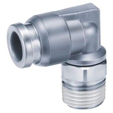 1PC SMC CORPORATION KQB2L08-02S Pneumatic Elbow Threaded-to-Tube Adapter, R 1/4