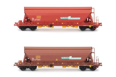 Albert Modell: F-FW - Tanpps ''Trans Engrais'' Güterwagen Set (NEU)