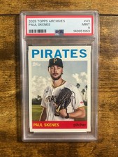 2025 Topps Archives 1964 Topps Paul Skenes #43 Pirates PSA 9 Baseball