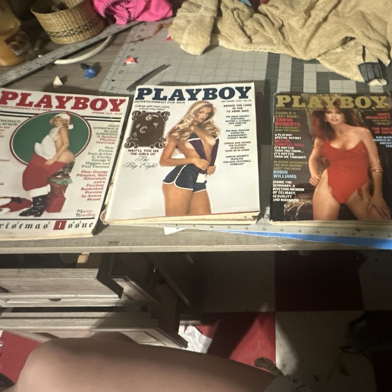 Playboy Magazine December 1976 Illustrated Photography - Lot of 3 Issues