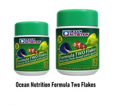Ocean Nutrition Formula Two Flake Fish Food Tank Aquarium Garlic Seaweed 34g-71g