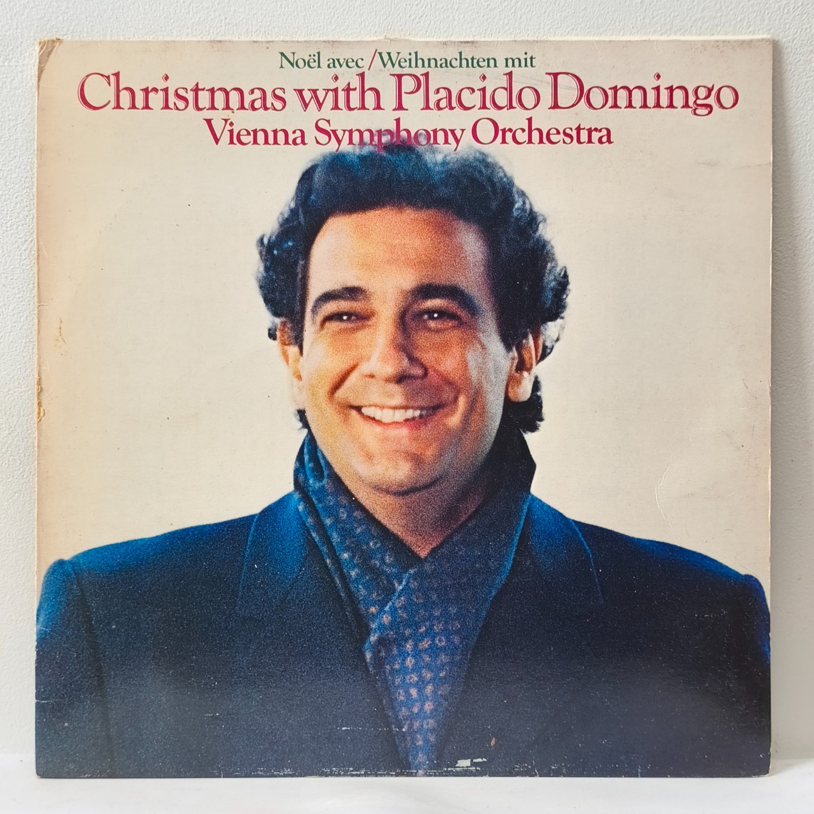 Christmas With Placido Domingo, Vienna Symphony Orchestra 12” Vinyl LP Record