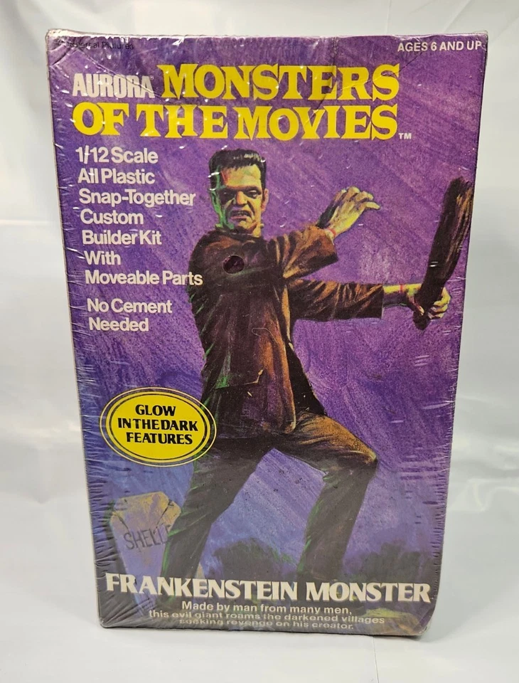 1975 Aurora Monsters Of The Movies Frankenstein Monster Factory Sealed Vintage - Image 2 of 4