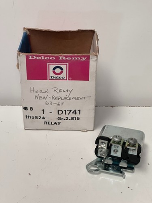 #ad 1963 1965 Corvette NOS Horn Relay GM 1115824 Delco Remy D1741 $209.99