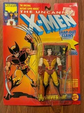 Product Image: 1991 Toy Biz X-Men Wolverine Snap-Out Claws Sealed Figure Card 4946