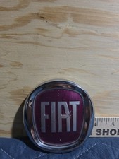 2012-2019 Fiat 500l Rear Trunk Lid Chrome Red Emblem Badge Logo Oem 2012-2019 Fiat 500l Rear Trunk Lid Chrome Red Emblem Badge Logo Oem