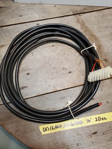 Audio Power Cord 8 Hole Harness Cable Module 16ft Multi Wire 12 & 16 AWG - Picture 3 of 6
